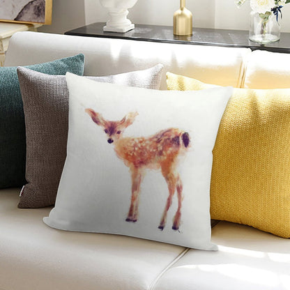 Fawn Soft Gift Ready Throw Pillow