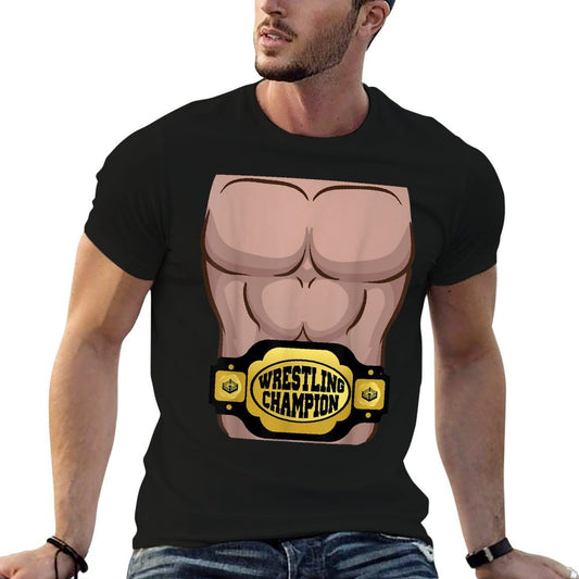 Champion Belt Wrestler Costume Halloween Kids Adult  Graphic-printed T-Shirt