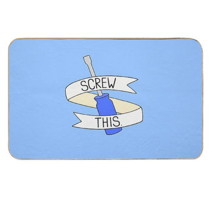 Screw This  Toxin-Free Bath Mat