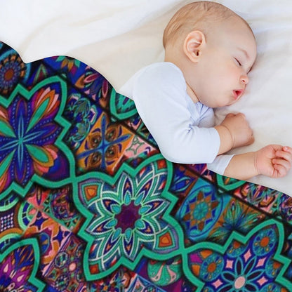 Native Boho Design Anti-pilling Throw Blanket