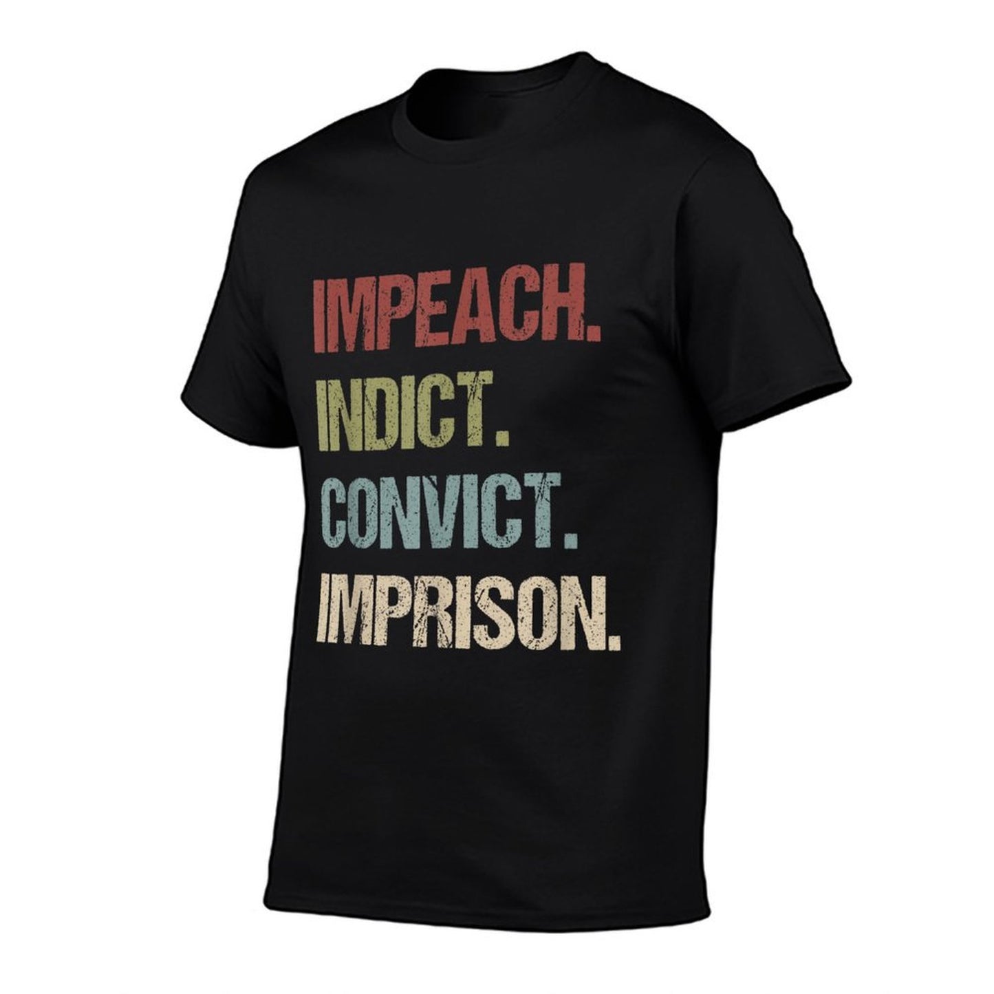 Impeach Indict Convict Imprison Anti Trump Impeach Trump  Vintage-inspired T-Shirt