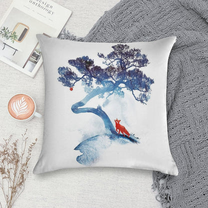 The Last Apple Tree Soft Luxury Feel Throw Pillow