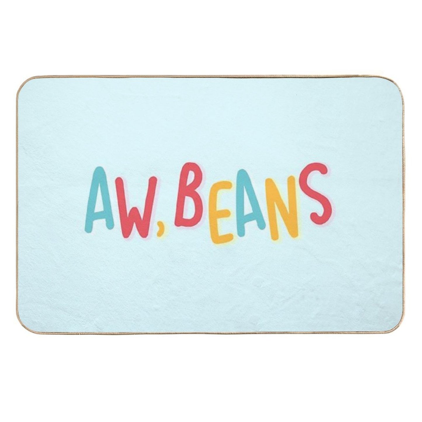 Aw, Beans  Anti-Trip Bath Mat