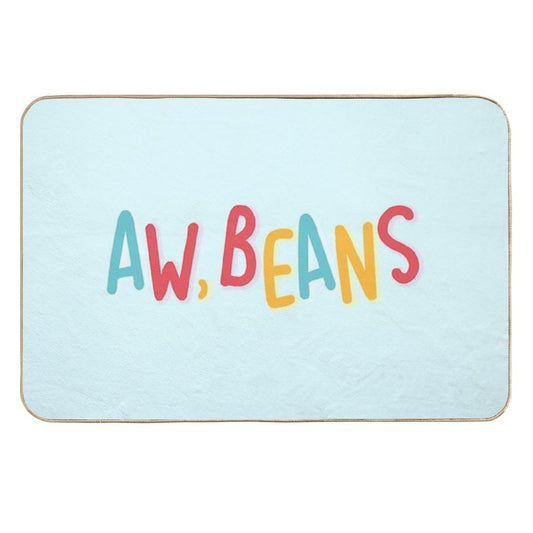 Aw, Beans  Anti-Trip Bath Mat