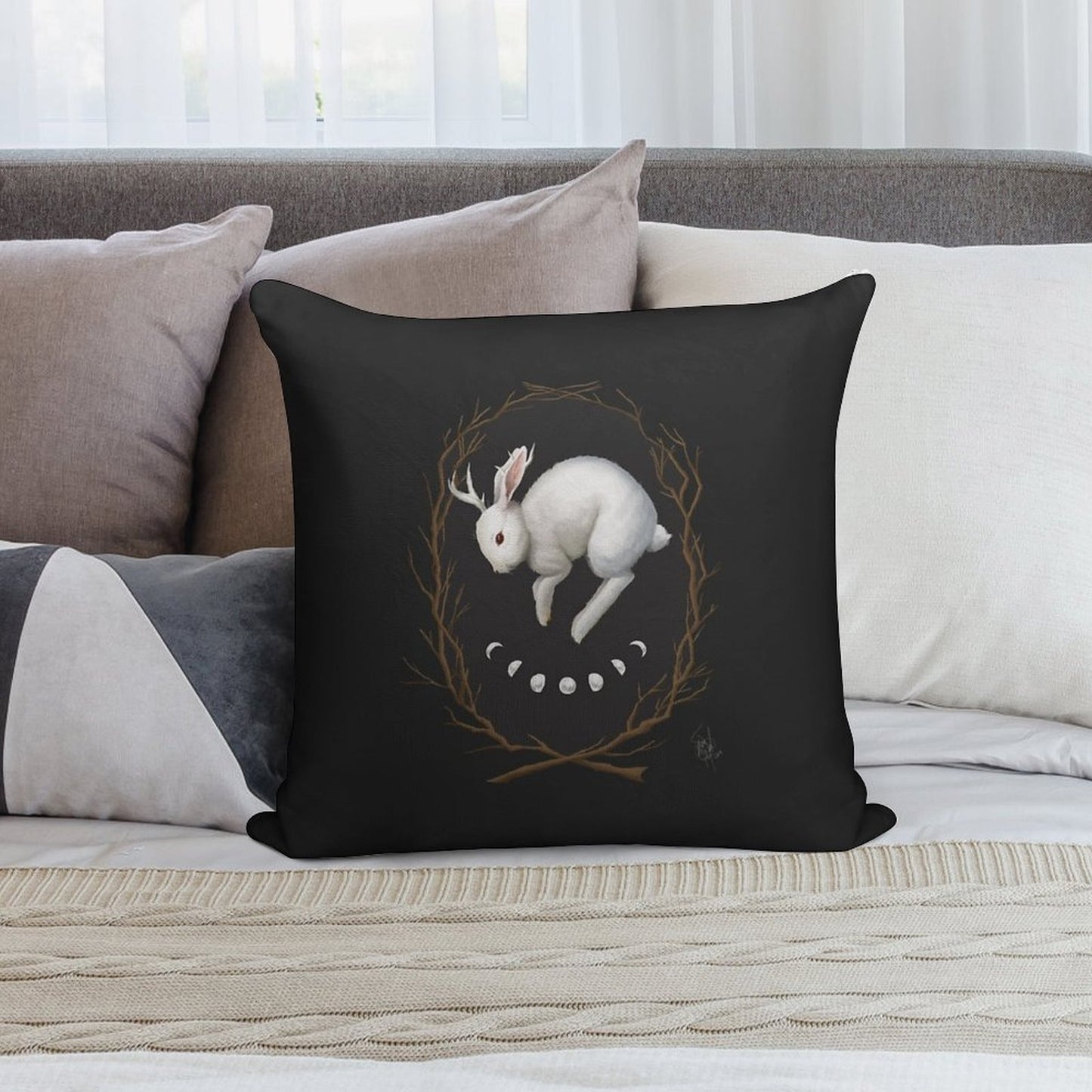 Midnight Run Soft Multiple Sizes Throw Pillow