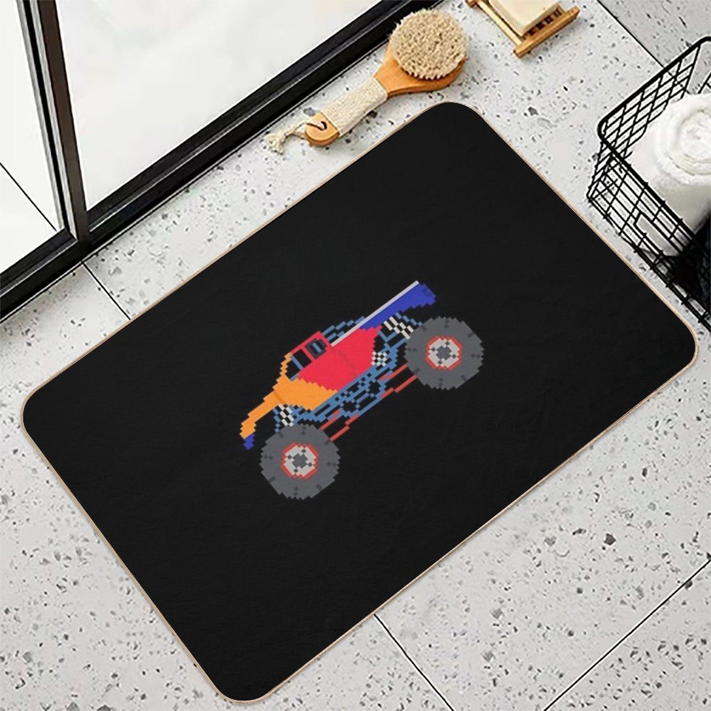 Monster Truck - The Kids' Picture Show  Eco-Friendly Bath Mat
