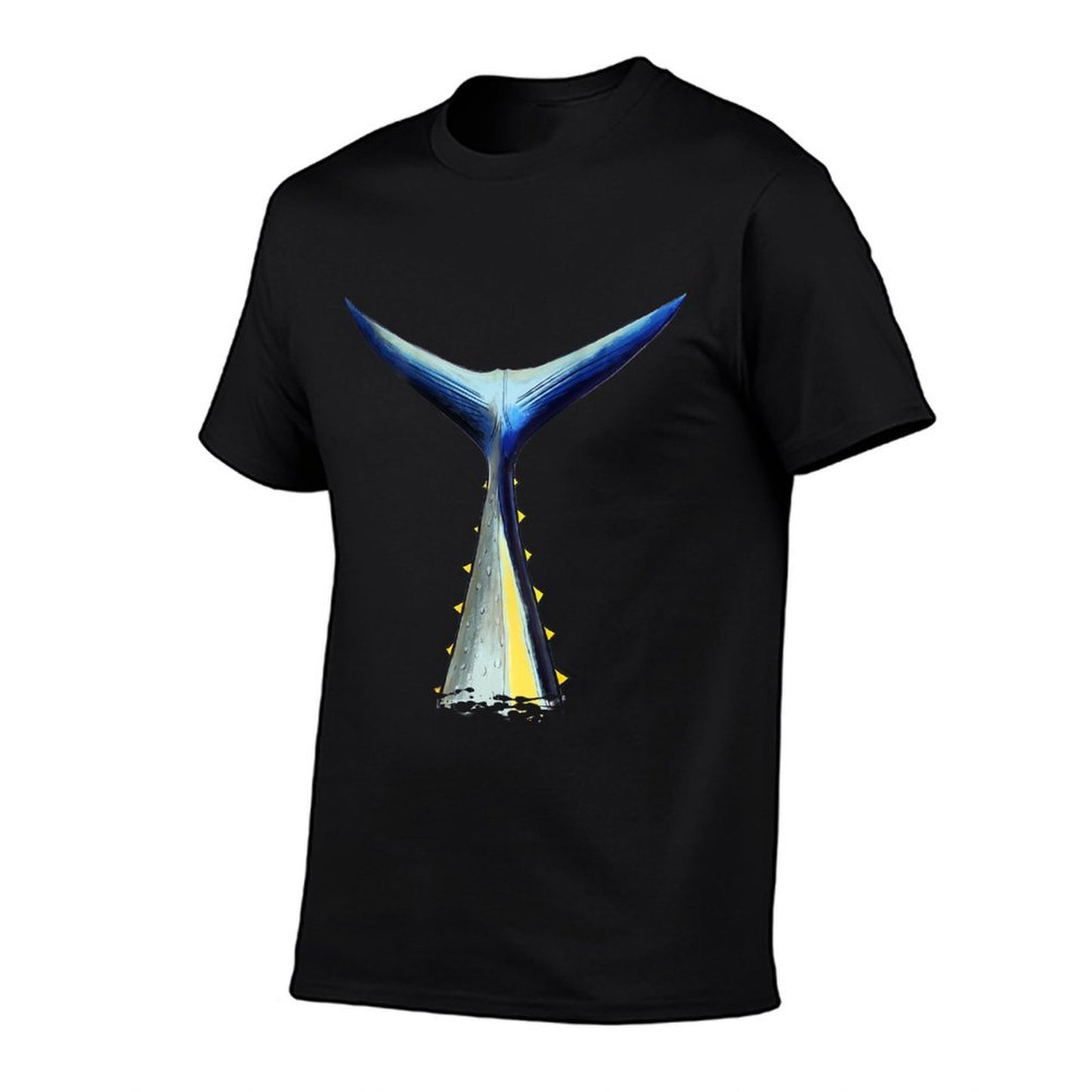 BACK PRINT Deep Sea Fishing  Tuna Tail  Bluefin Tuna  Versatile T-Shirt