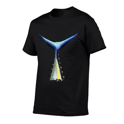 BACK PRINT Deep Sea Fishing  Tuna Tail  Bluefin Tuna  Versatile T-Shirt