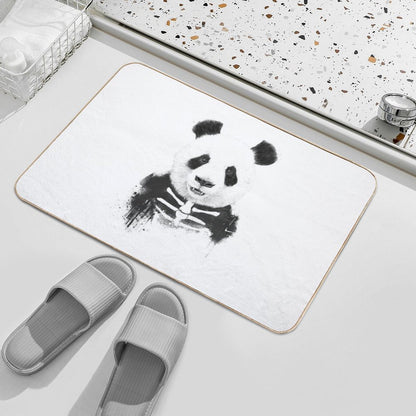 Zombie Panda  Fade-Resistant Bath Mat