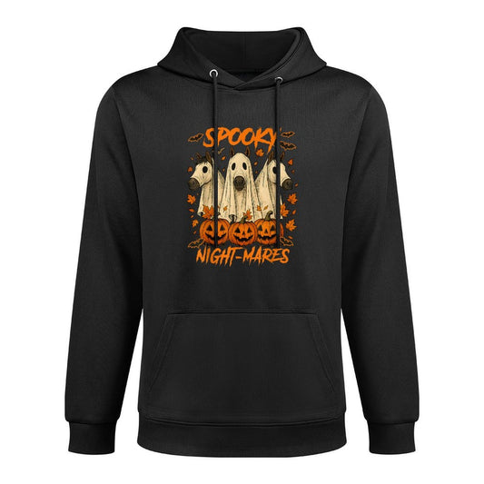Halloween Vibes Horse Lover Boo Ghost Spooky Night-mares Unisex Design Hoodie