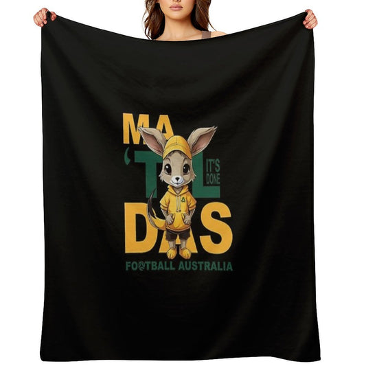 Matilda's Soccer Eco-conscious Throw Blanket