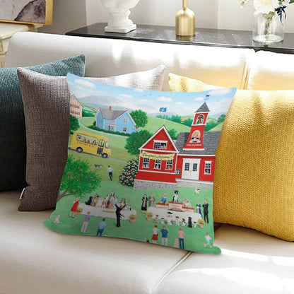 Doggie Graduation Day Soft Style Accent Throw Pillow