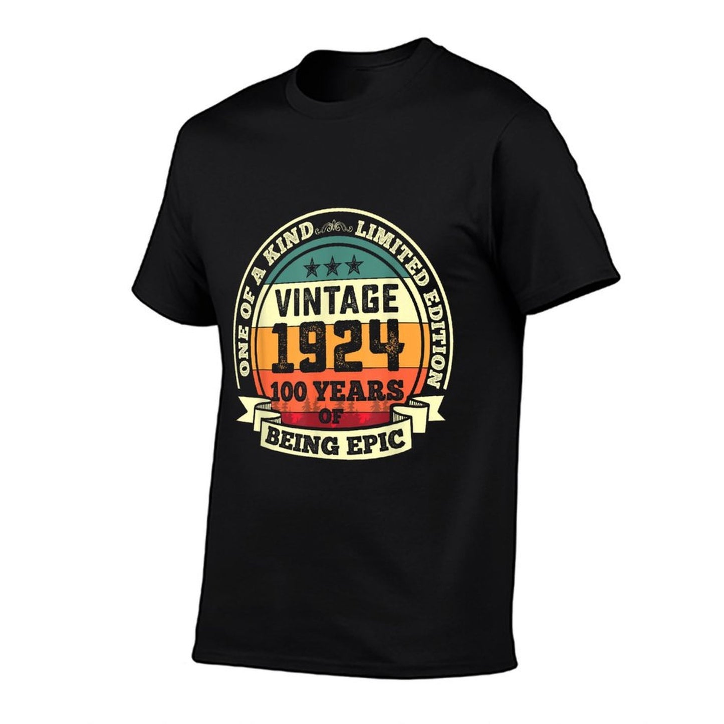 100th Birthday Vintage Retro Epic 1924 100 Yrs Old  Stretchy T-Shirt