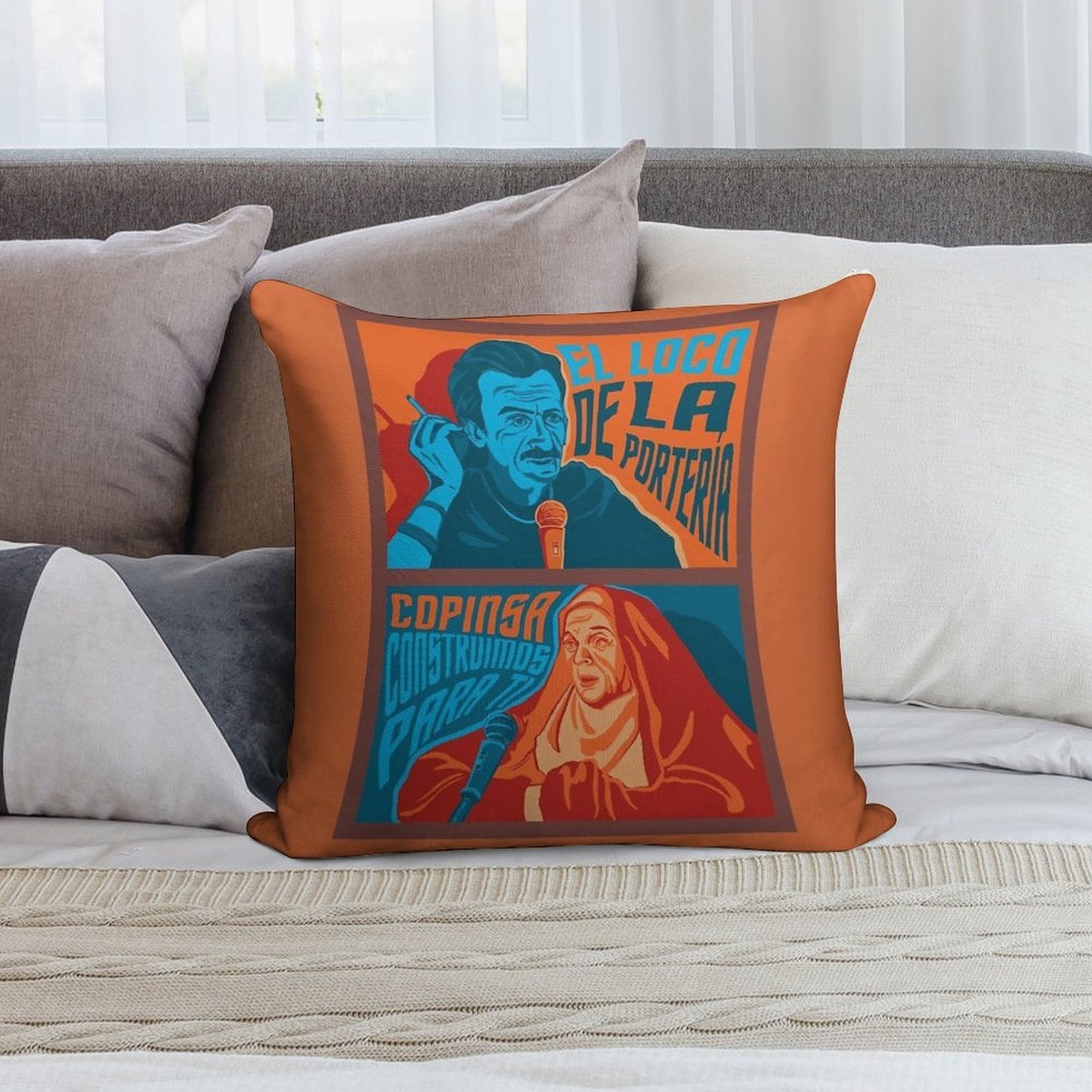 Aquí No Hay Quien Viva Soft Decorative Cover Throw Pillow