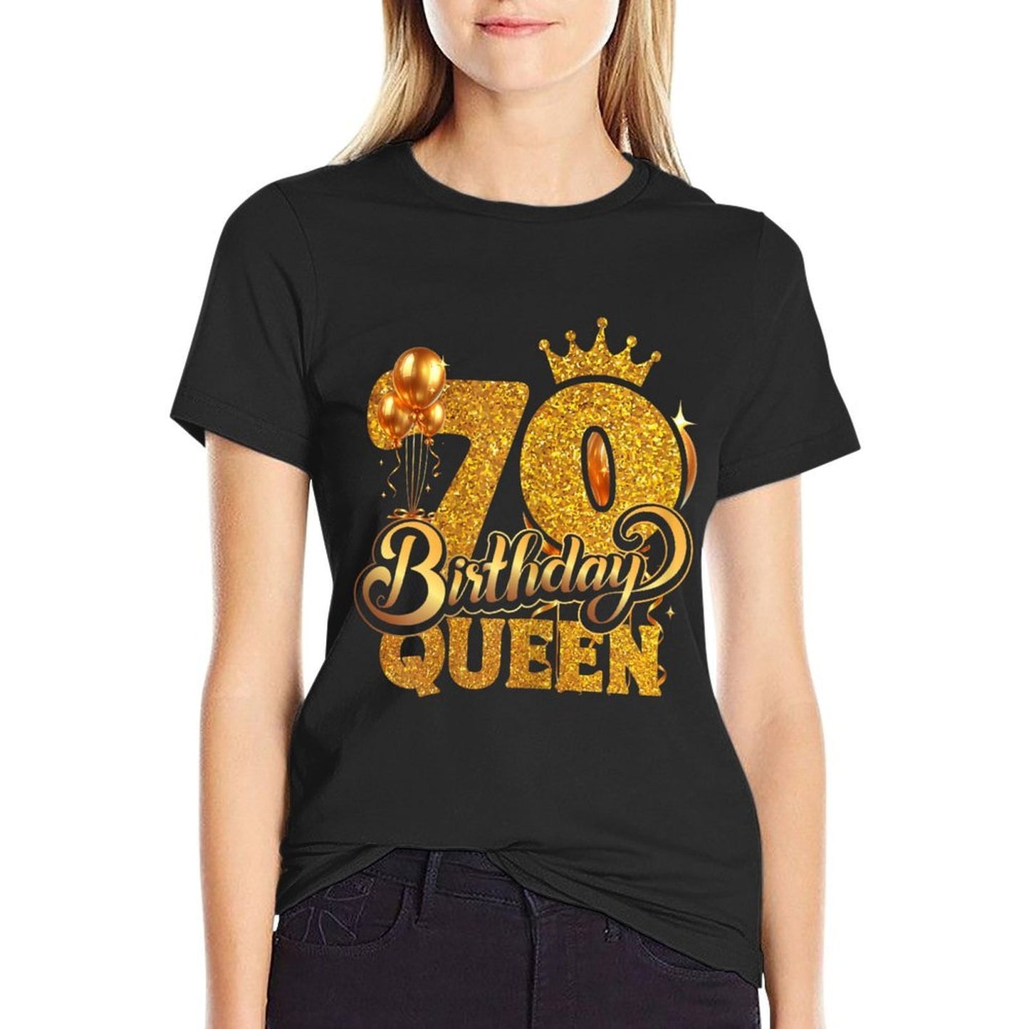 Birthday Queen 70 Year Old 70th Birthday It's My 70th Bday  Quick-drying T-Shirt