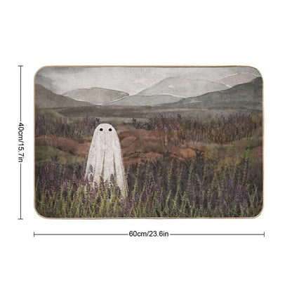Heather Ghost  Non-Slip Bath Mat
