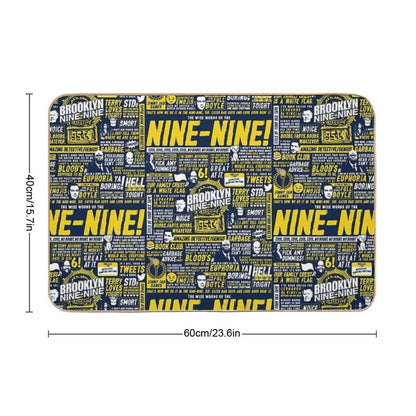 Wise Words of The Nine-Nine  Stain-Proof Bath Mat