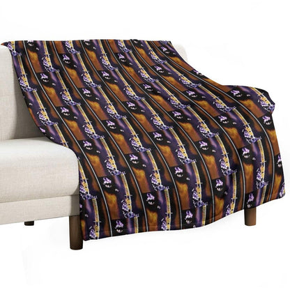 Album Poster Art for Bronmix's Music Album Gilded Age III Samurai Mind Anti-pilling Throw Blanket