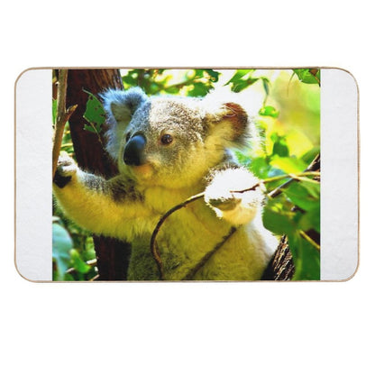 Koala Photo with High Resolution Quality  Dirt-Trapping Bath Mat