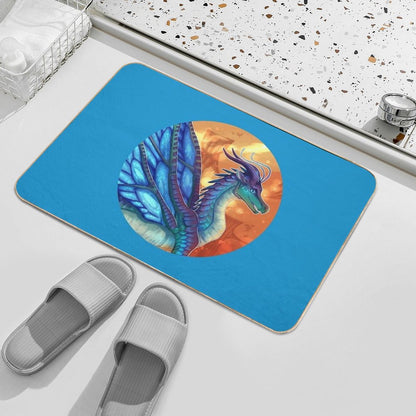 Wings of Fire - Blue  Multi-Purpose Bath Mat