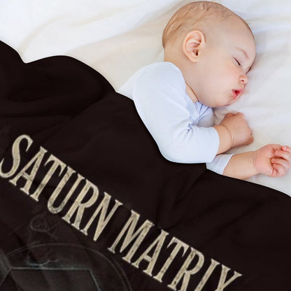 The Saturn Matrix Escape The Cube Lightweight Throw Blanket