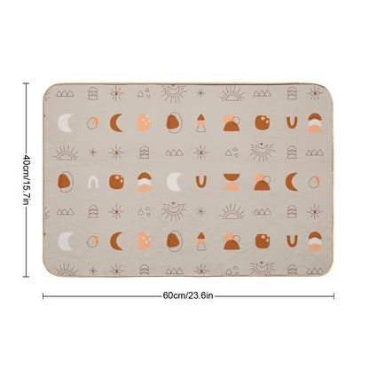 Boho Llama  Pet-Safe Bath Mat