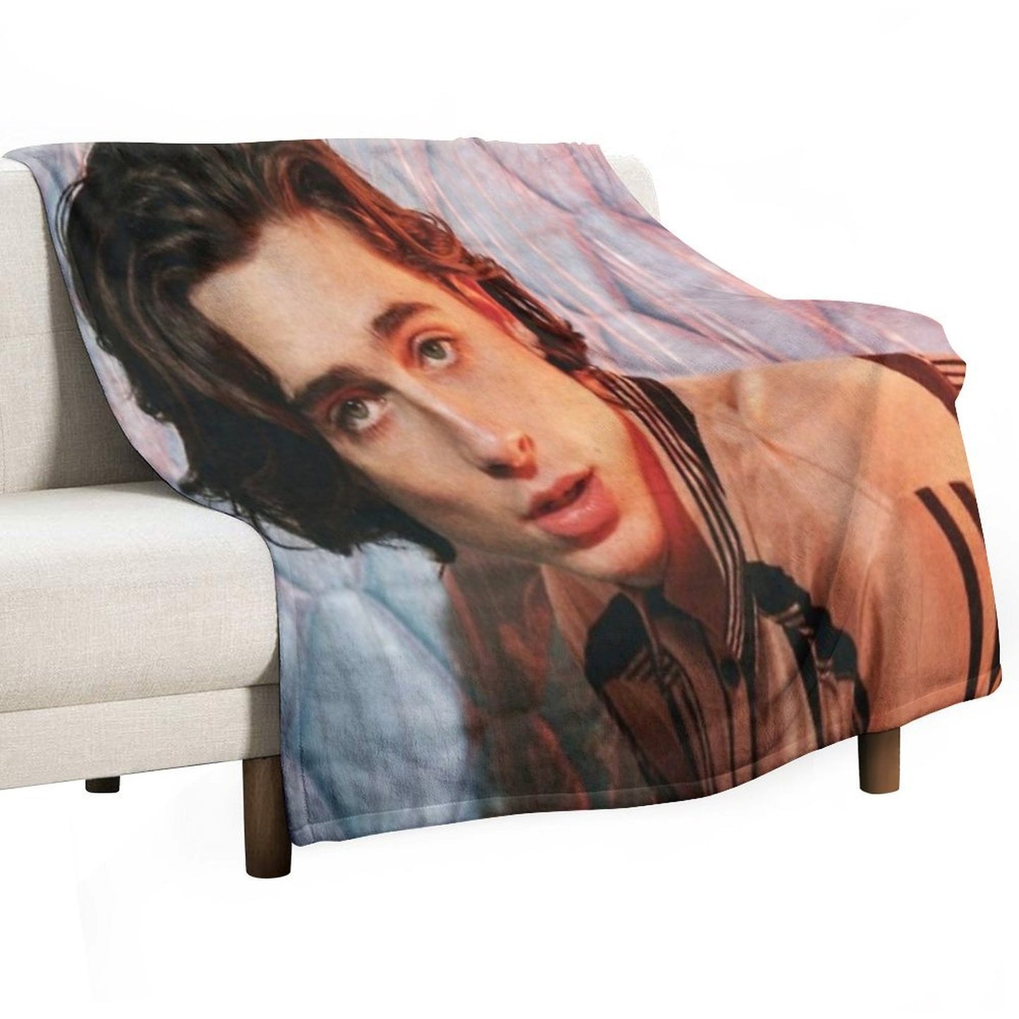 Timothee Chalamet Travel-friendly Throw Blanket