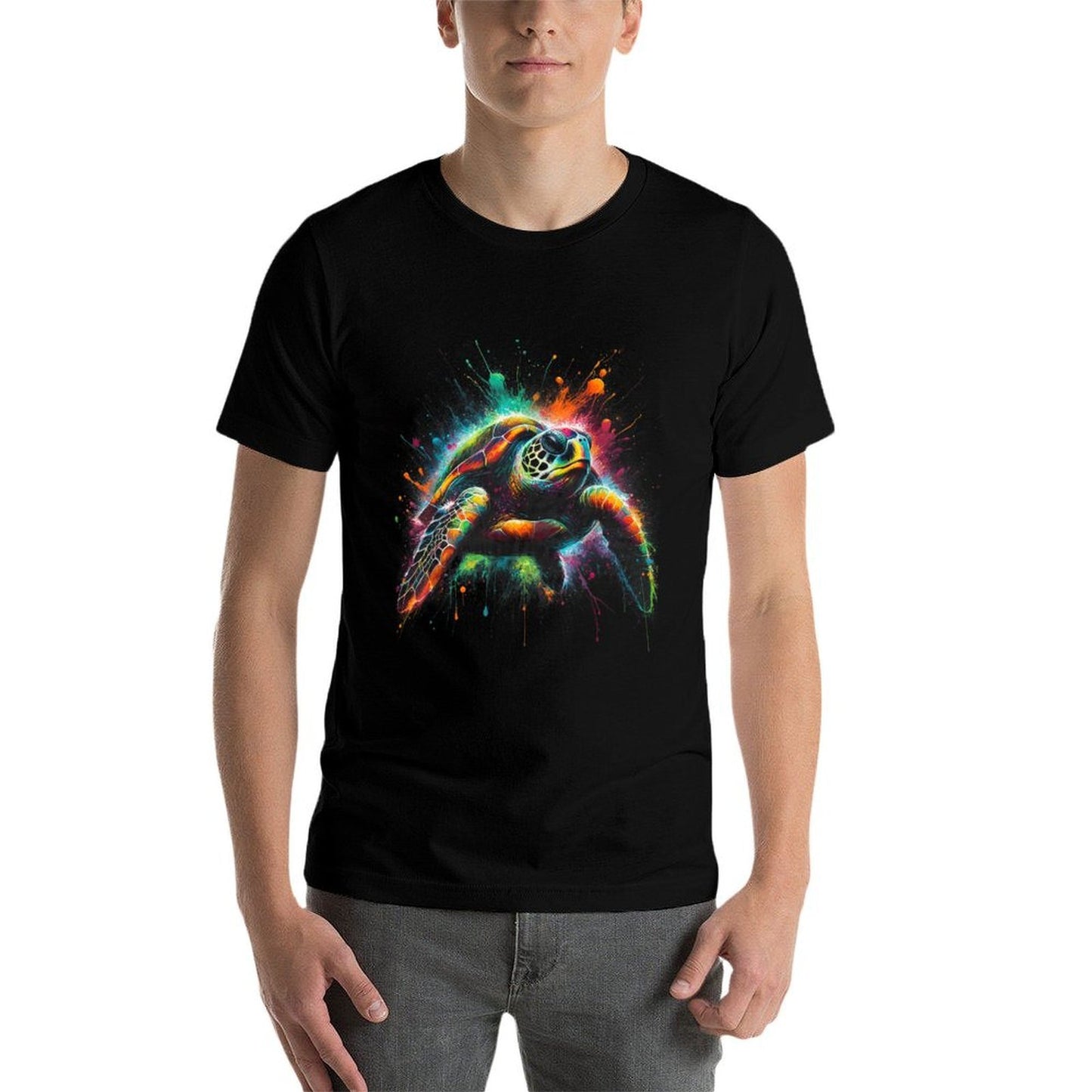 Sea Turtle Beach Lover Ocean Animal Graphic Novelty Womens  High-quality Stitching T-Shirt