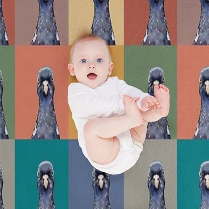 Pop Art Perry Pigeon All-season Throw Blanket