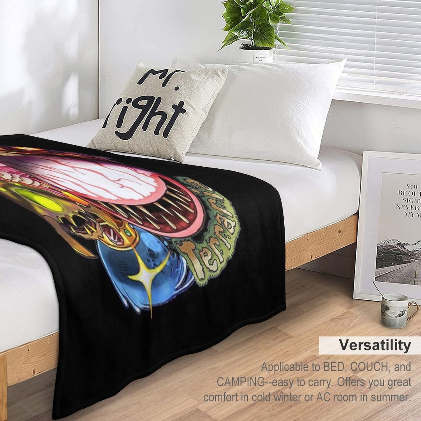 Gifts For Men Terraria Game Boss For Fans Rush Halloween Wrinkle-free Throw Blanket