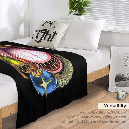 Gifts For Men Terraria Game Boss For Fans Rush Halloween Wrinkle-free Throw Blanket