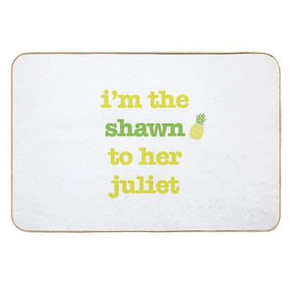 Shawn to Her Juliet  Rapid-Drying Bath Mat