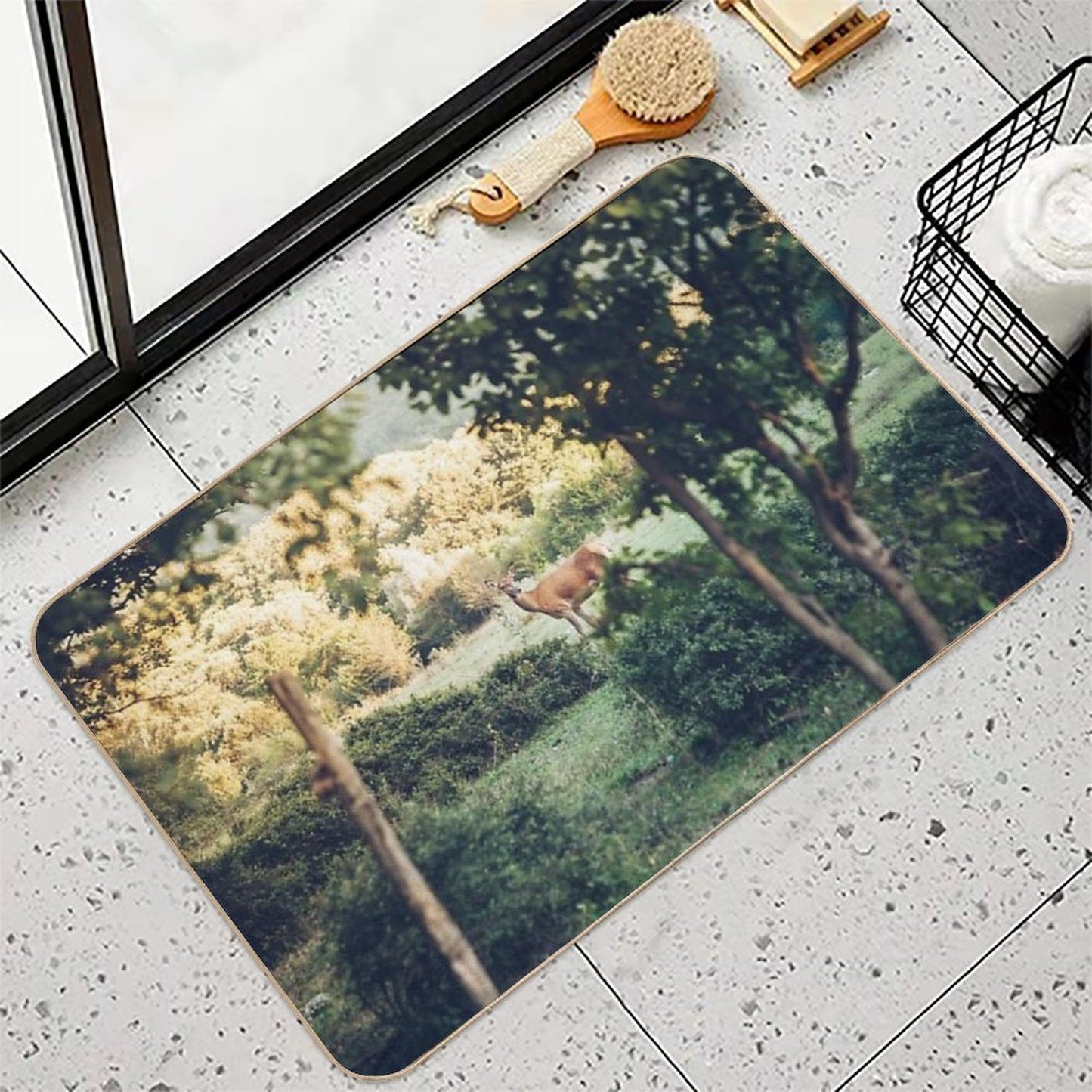 Lone Deer  Versatile Bath Mat