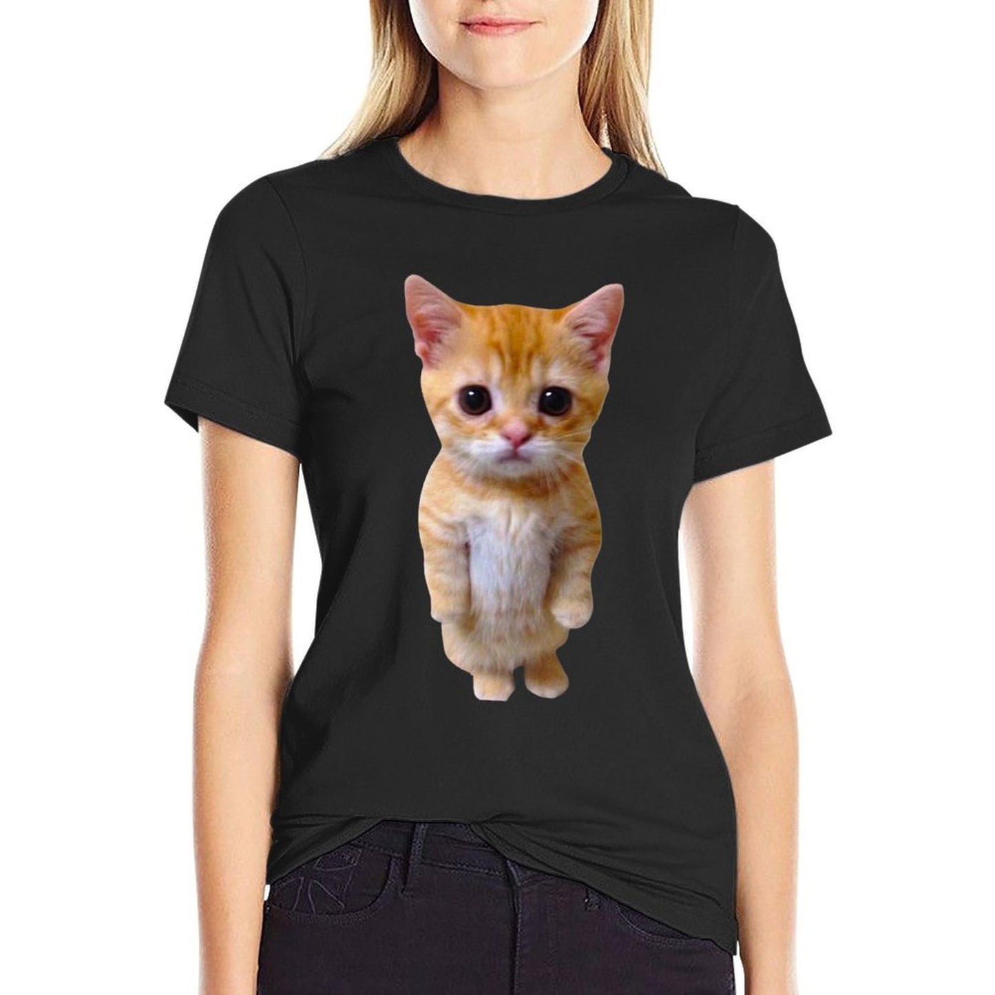 I Heart El Gato Cat Funny Meme Sad Crying Cat  Graphic-printed T-Shirt