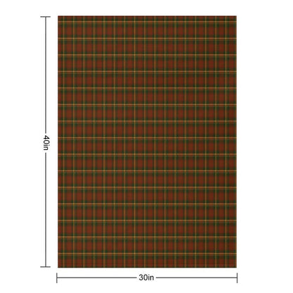 Canadian National Maple Leaf Tartan Gift-ready Throw Blanket