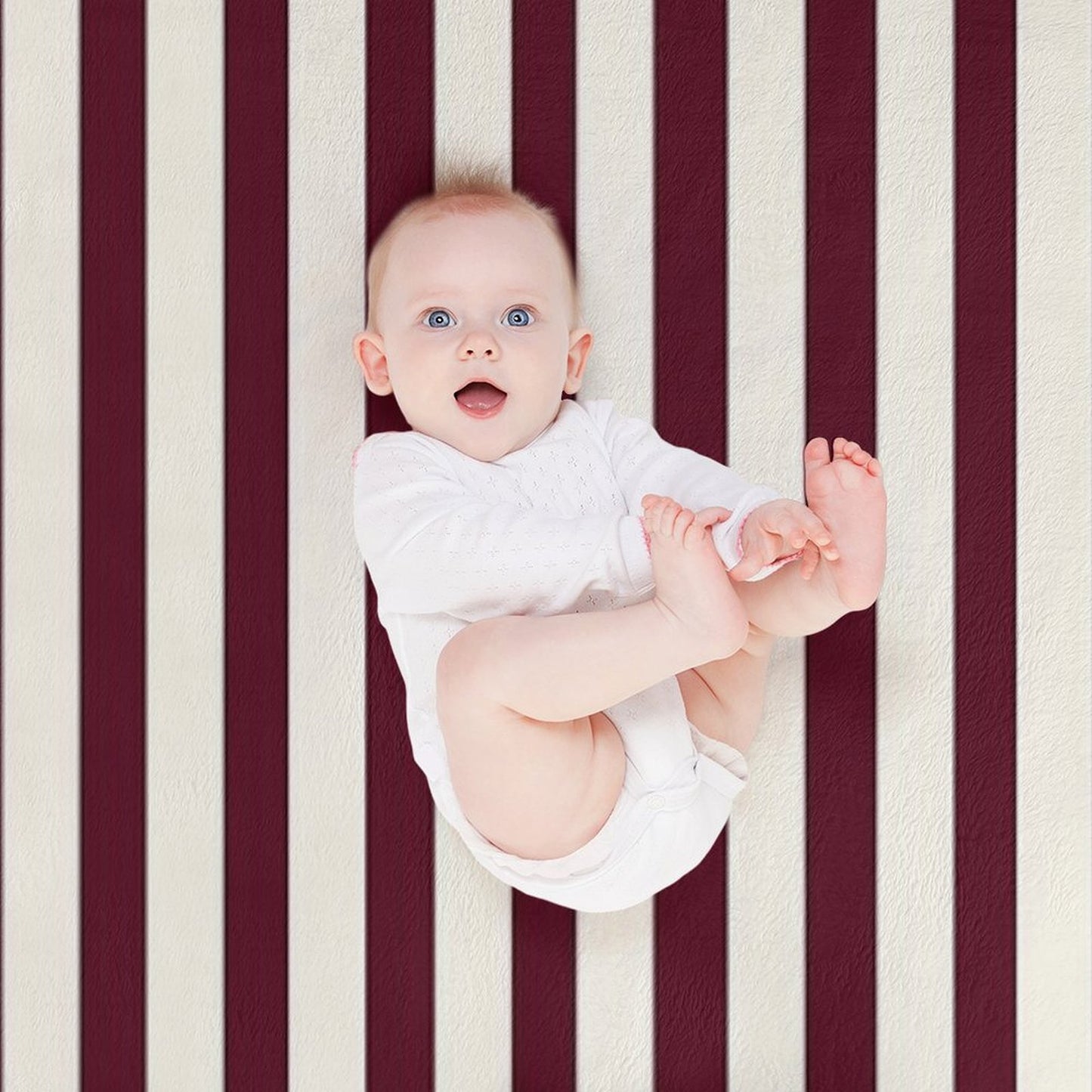 I Love You Long-time Stripes A12 Comfort Throw Blanket