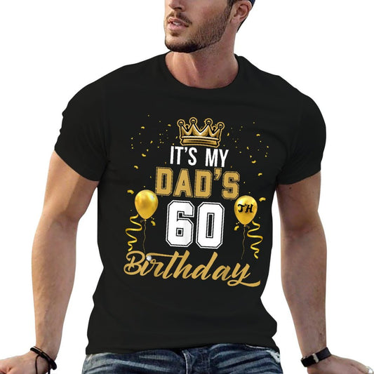 It's My Dad's 60th Birthday Ideas Celebrate Adults Vintage  Cotton T-Shirt