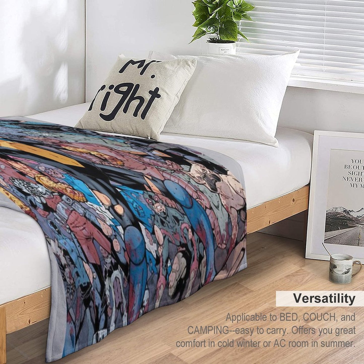 Invincible Shrink-resistant Throw Blanket
