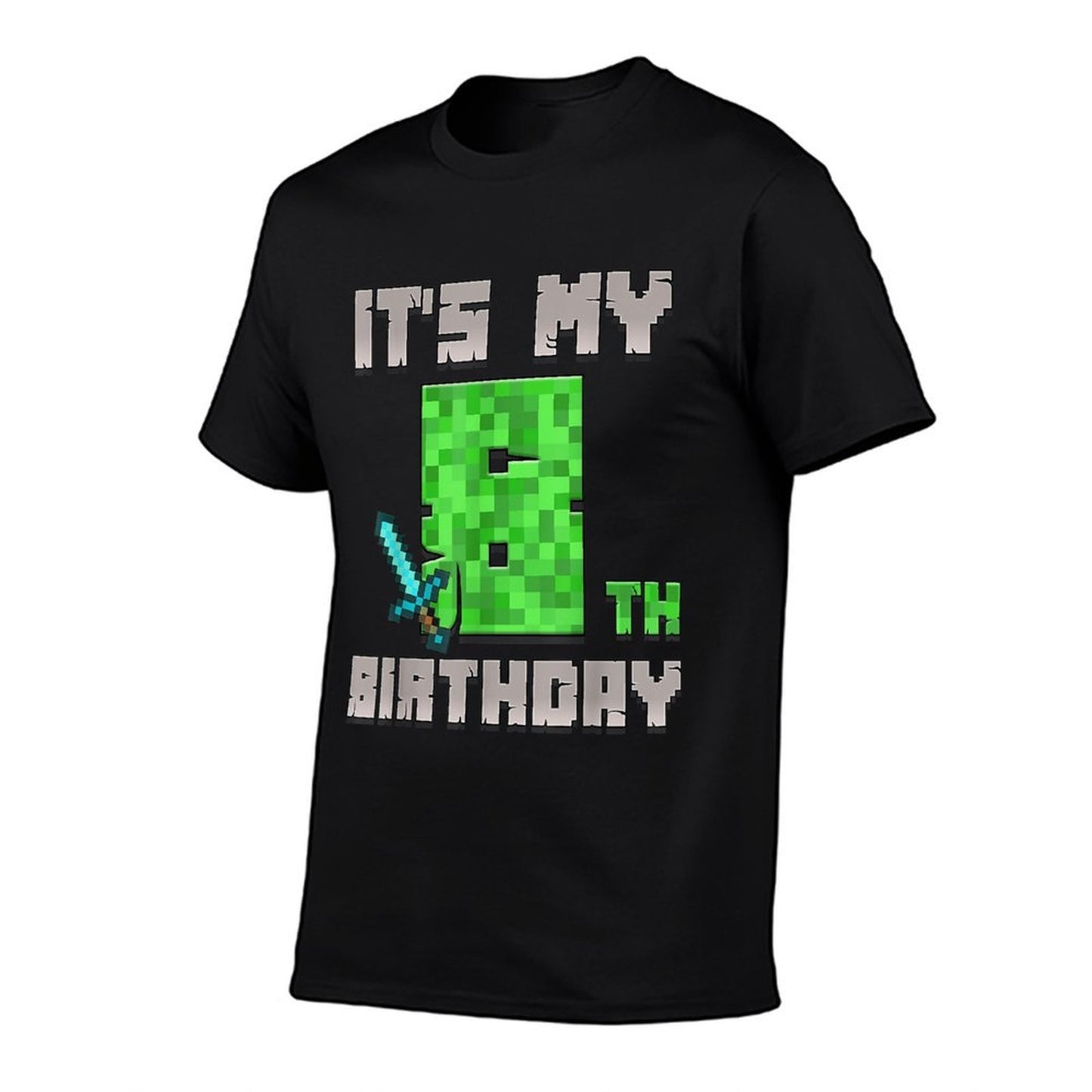 Birthday Boy Its My 8th Birthday Gamer Pixel Number  Quick-drying T-Shirt
