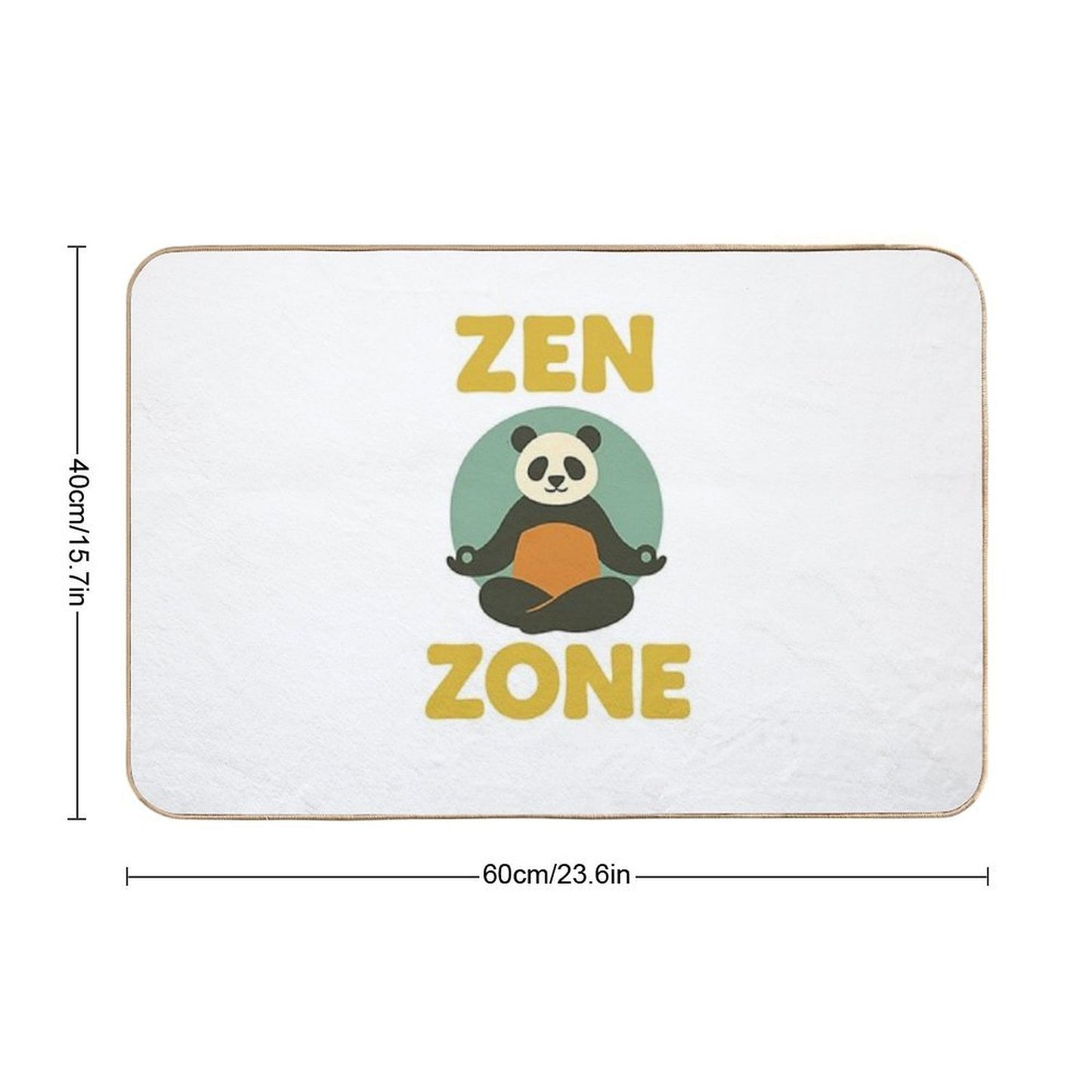 Zen Zone Relax, Meditation, Relaxation  Anti-Trip Bath Mat