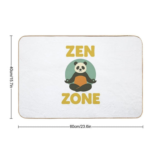 Zen Zone Relax, Meditation, Relaxation  Anti-Trip Bath Mat