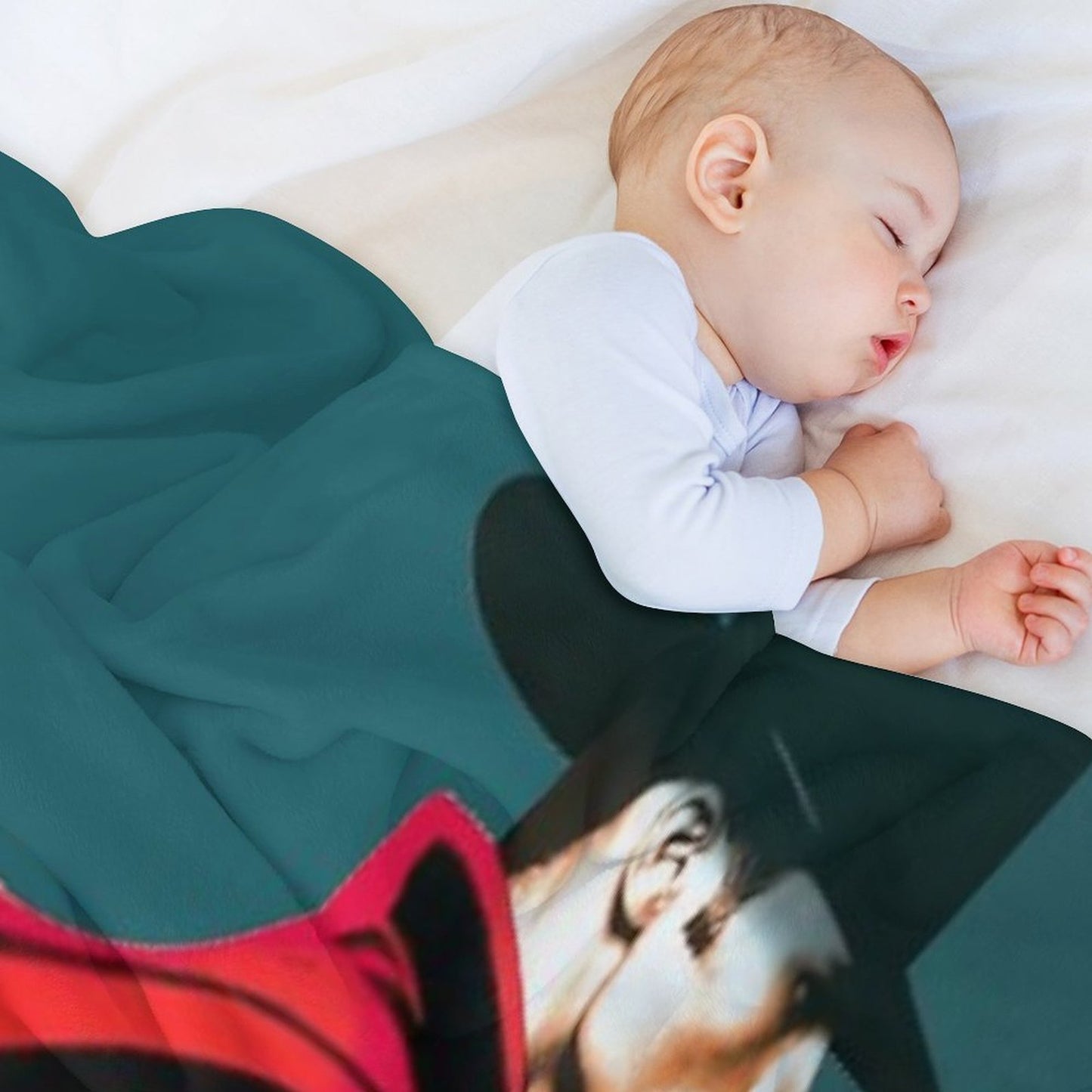 The Shadow Knows Sustainable Throw Blanket