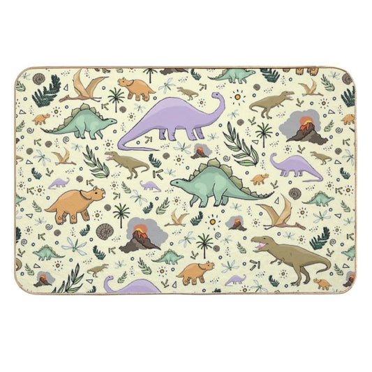 Dinosaurs!  Fade-Resistant Bath Mat