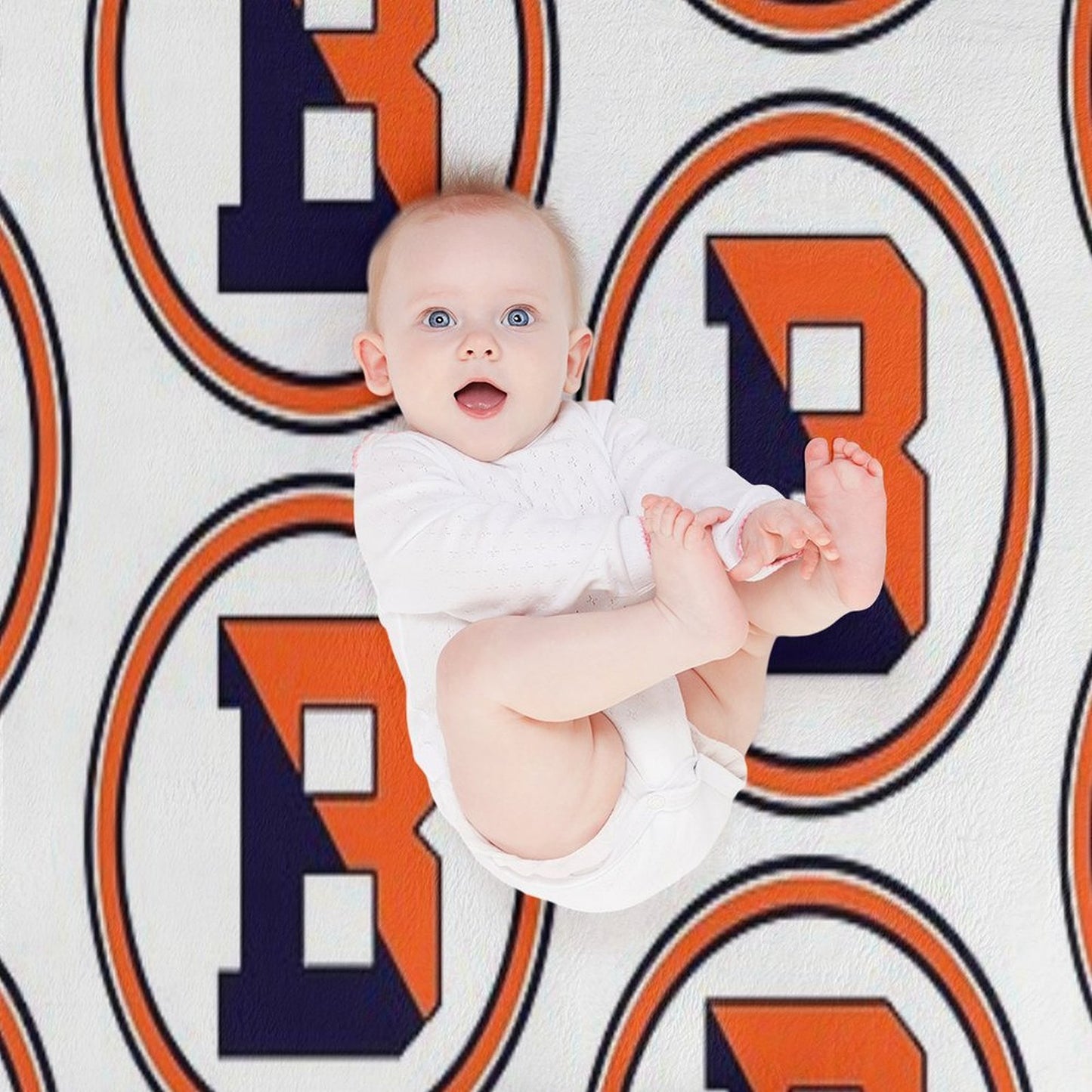 Bucknell Emblem Premium Throw Blanket