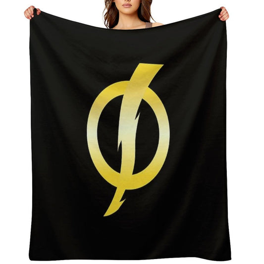 Static Shock Version 2 Eco-conscious Throw Blanket