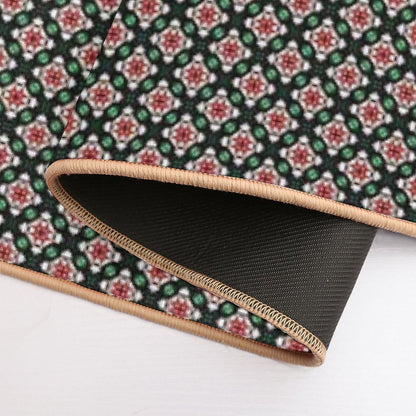 Earth Tones Wild Tiered Diamonds  Rapid-Drying Bath Mat