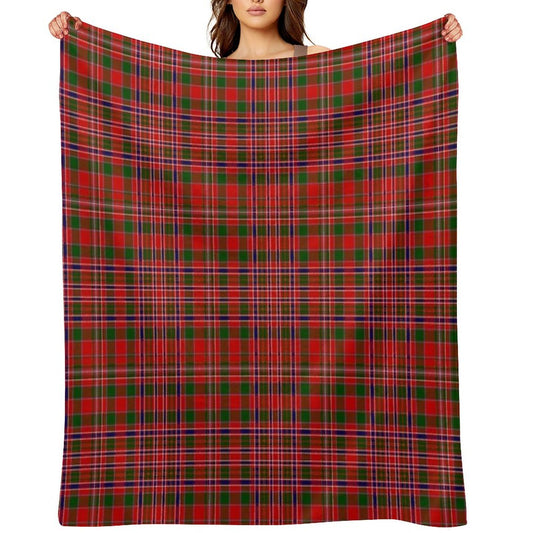 Clan MacAlister Tartan Quick-dry Throw Blanket