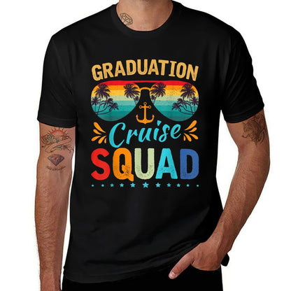 Graduation Cruise Squad 2025 Funny Cruising Graduation Trip  Tagless Design T-Shirt