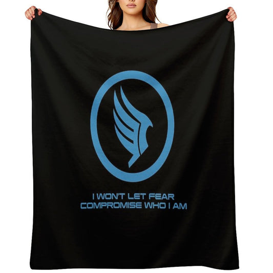 Mass Effect Commander Shepard Paragon Quote All-season Throw Blanket
