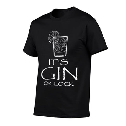 Funny Gin Tonic Saying Oh Its Gin OClock  Quick-drying T-Shirt